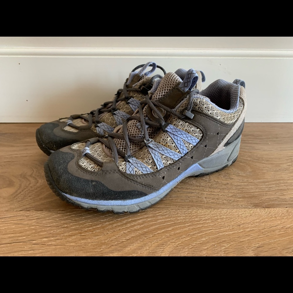 Merrell Womens Size 8 Hiking Shoes Outdoor Trails Avian Light Sport Dark Shadow